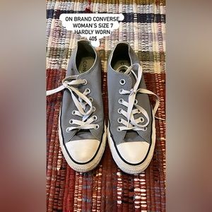 Grey converse